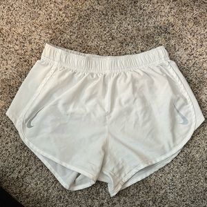 Nike White Athletic Short